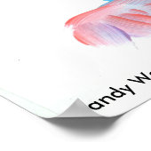 Poster Candy Waters Artiste de l'autisme (Coin)