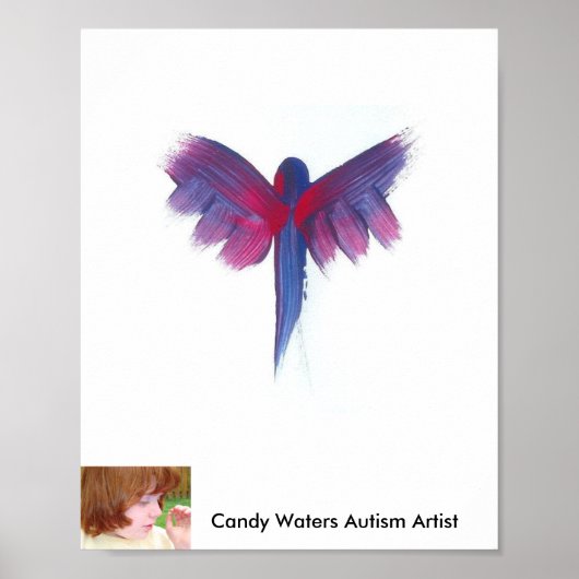 Poster Candy Waters Artiste de l'autisme (Devant)