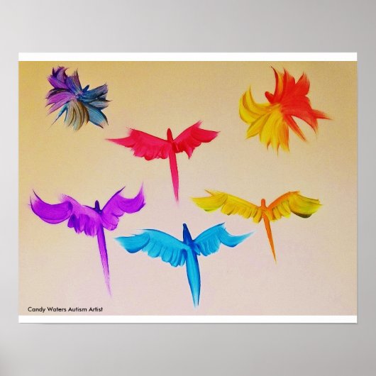 Poster Candy Waters Artiste de l'autisme (Devant)