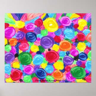 Poster Candy Waters Artiste de l'autisme