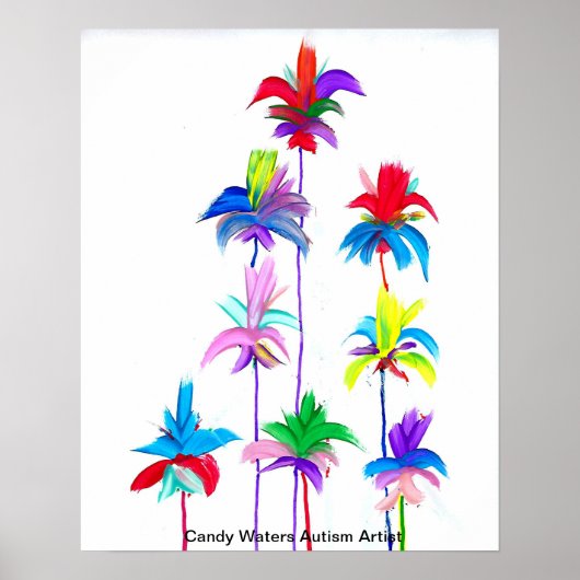 Poster Candy Waters Artiste de l'autisme (Devant)