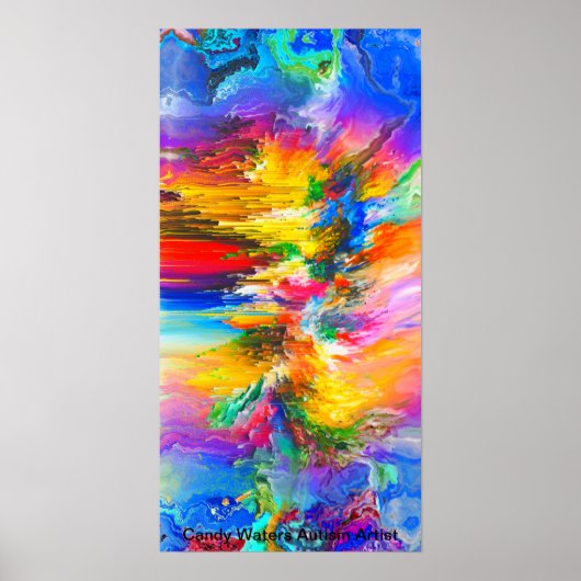 Poster Candy Waters Artiste de l'autisme (Devant)