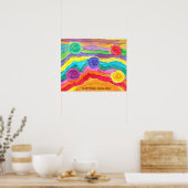 Poster Candy Waters Artiste de l'autisme (Cuisine)