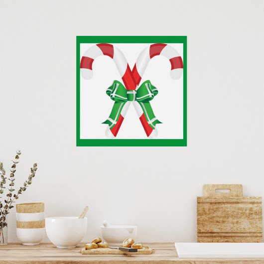 POSTER CANDYCANS DE NOËL (Cuisine)