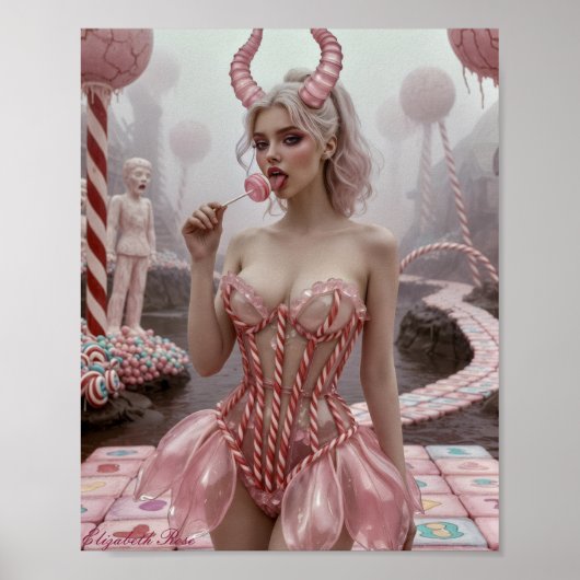 Poster Candyland, Veux-tu jouer? (Devant)