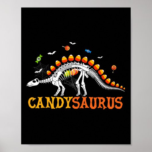 Poster Candysaurus bonbons en forme de maïs Dinosaur sque (Devant)