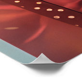 Poster Cane Corso Chien équitation Moto Noël (Coin)