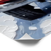 Poster Cane Corso Christmas Red Truck Holiday (Coin)