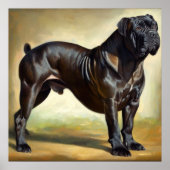 Poster Cane Corso Dog (Devant)