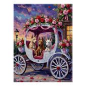 Poster cane corso Dog Valentine's Day (Devant)