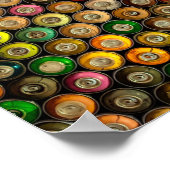 Poster Canettes de peinture à Spray (Coin)