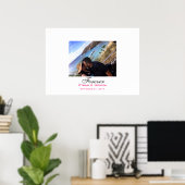 Poster Canevas de signature Mariage personnalisé (Bureau à domicile)