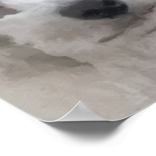 Poster caniche (Coin)