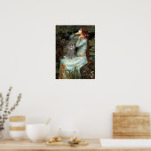 Poster Caniche (Argent 8) - Ophélie assise (Cuisine)