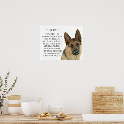 Poster Canine Love (Cuisine)