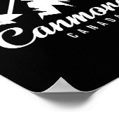Poster Canmore Canada Station de ski Ski Snowboard (Coin)