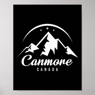 Poster Canmore Canada Station de ski Ski Snowboard