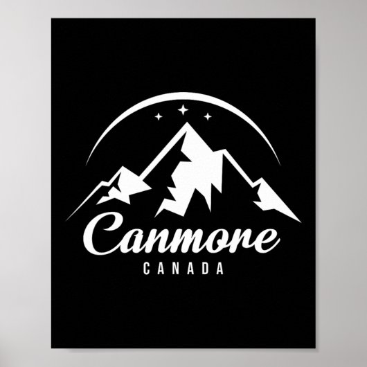 Poster Canmore Canada Station de ski Ski Snowboard (Devant)