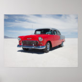 Poster canne à chaleur à chevy, tige de rue, "tri cinq" (Devant)