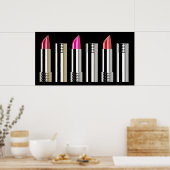 Poster Canne à lèvres (Cuisine)