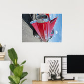 Poster canne Cadillac classique 1962 (Bureau à domicile)