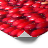 Poster Canneberges Férié Rouge (Coin)