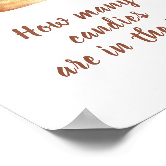 Poster Cannelle de Bun - devinez combien de bonbons dans  (Coin)