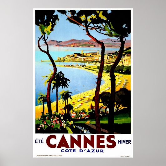 Poster Cannes (Devant)