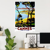Poster Cannes (Bureau à domicile)