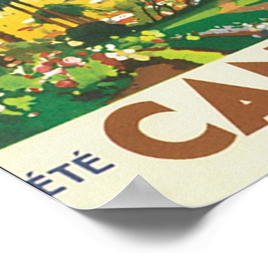 Poster Cannes Côte d'Azur (Coin)