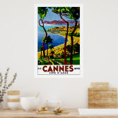 Poster Cannes - Côte d'Azur (Cuisine)