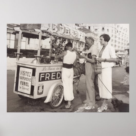 Poster Cannes, France dans les années 30 (Devant)