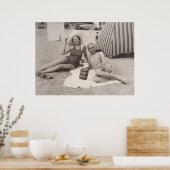 Poster Cannes, France dans les années 30 (Cuisine)