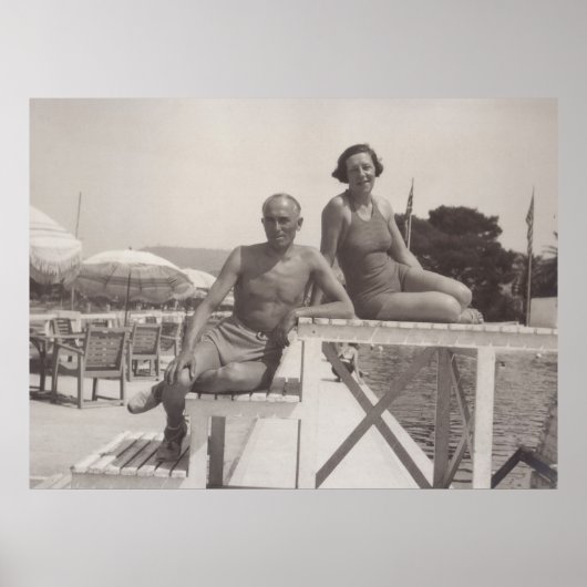 Poster Cannes, France dans les années 30 (Devant)