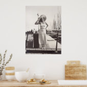 Poster Cannes in 1930s (Cuisine)