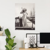 Poster Cannes in 1930s (Bureau à domicile)