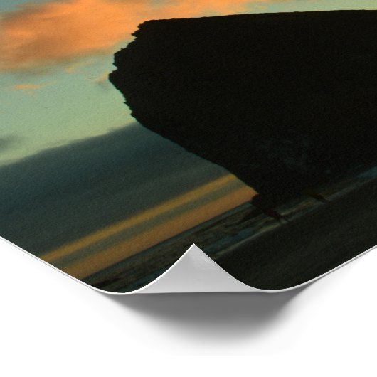 Poster Cannon Beach Haystack Rock (Coin)