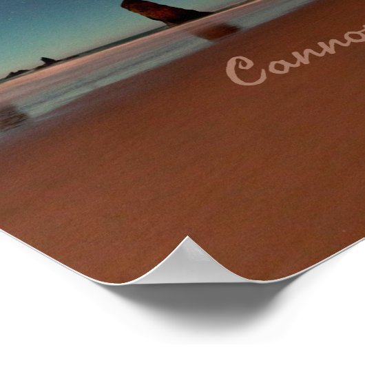 Poster Cannon Beach Oregon Haystack Rock (Coin)