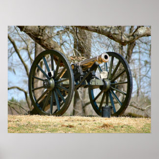 Poster Cannon en laiton de guerre civile