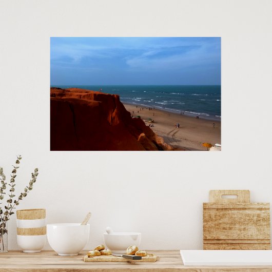 Poster Canoa Quebrada - falésia (Cuisine)