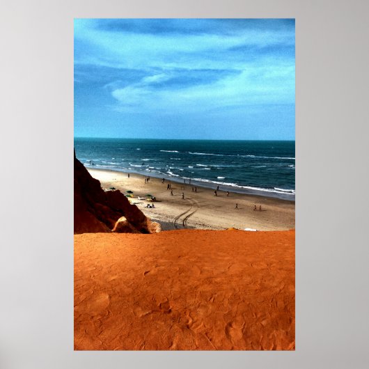 Poster canoa quebrada - vertical (Devant)