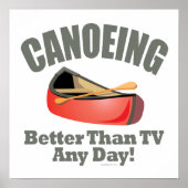 Poster Canoë (Devant)
