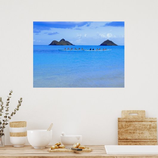 Poster Canoë-kayak (Cuisine)