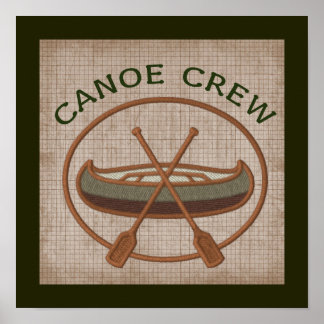 Poster Canoë-kayak Sports nautiques