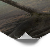 Poster Canoë sur le lac (Coin)