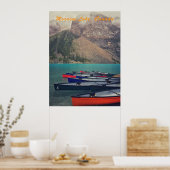 Poster Canoës à Moraine (Cuisine)