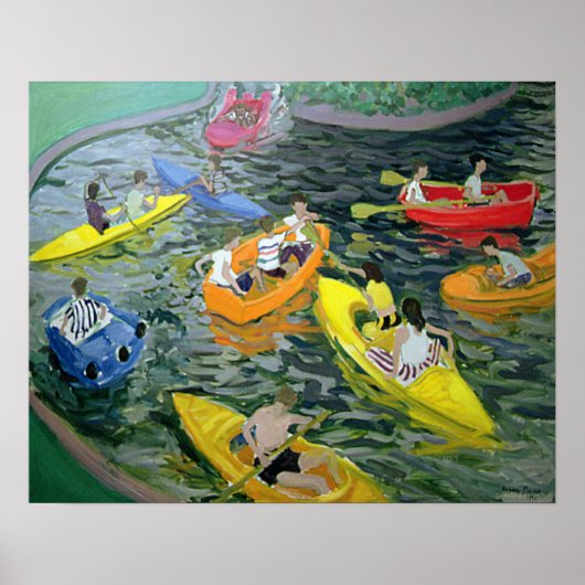 Poster Canoes Wickstead Park (Devant)