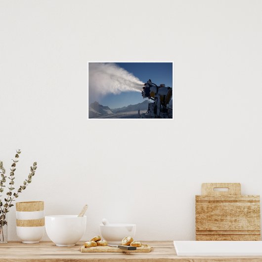 Poster Canon À Neige, Canon À Neige, Machine À Neige, Tir (Cuisine)