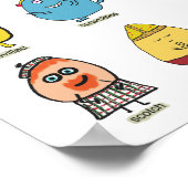 Poster Canons à oeufs amusants (Coin)