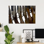 Poster canons de chasse (Bureau à domicile)